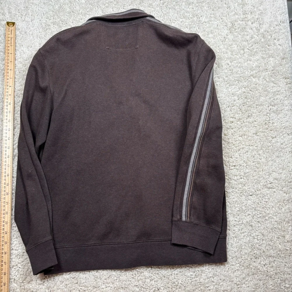 Banana‎ Republic Men's Zip Up Track Jacket Full Zip Brown Size L